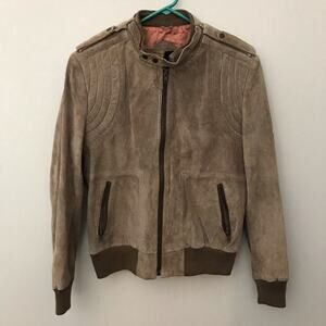 Women's Tan Leather Jacket